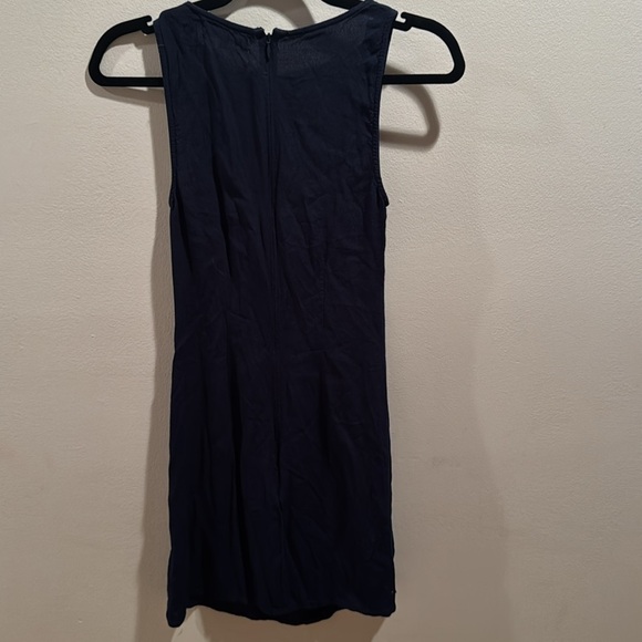 Reformation Navy Lucian Shift Dress Size 0 - Picture 9 of 9
